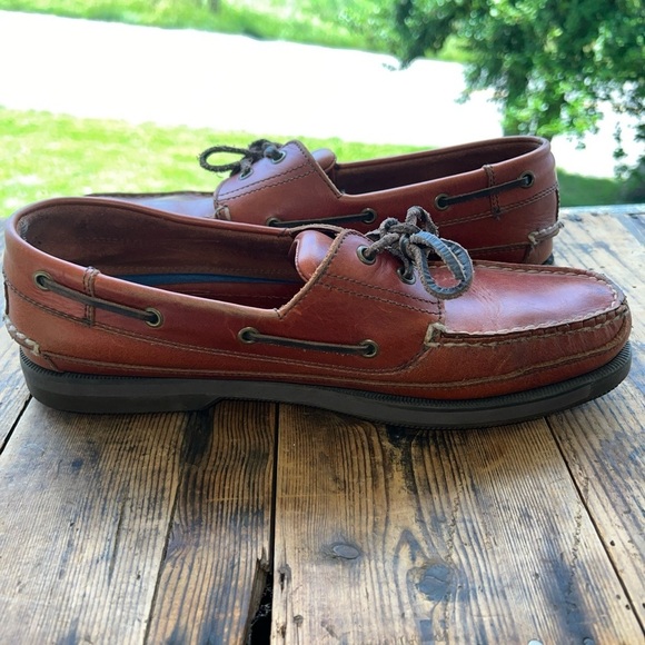 LANDS END VINTAGE 1982 'AO MENS SHOES  #59055 SIZE 12M "RARE" - Picture 7 of 10